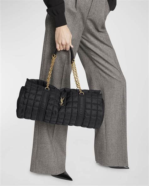 ysl duffle 3|diamond quilted duffle bag.